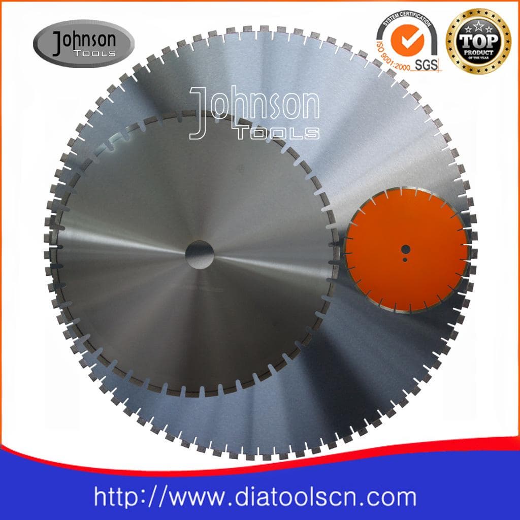 Laser welded diamond saw blade for stone
